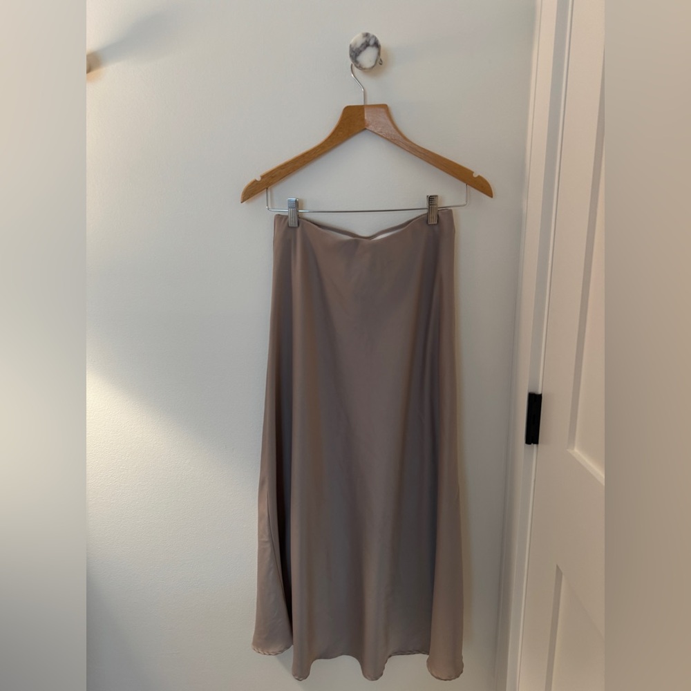 Banana Republic Taupe Maxi Skirt